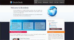 Desktop Screenshot of braindesk.net