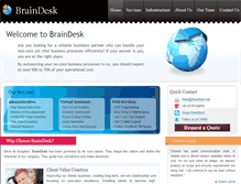 Tablet Screenshot of braindesk.net